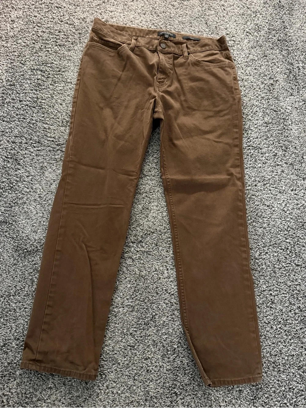Banana Republic Traveler Slim Fit Pants - Brown